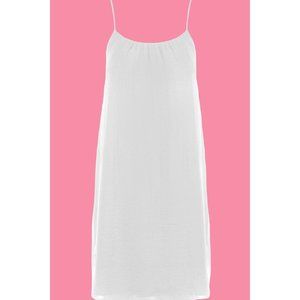 Naked Zebra Sleeveless Mini Shift Dress White Size Small NWT